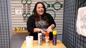 Embroidery Adhesive Products Comparison Of Peel And Stick Backing And Adhesive Sprays Youtube