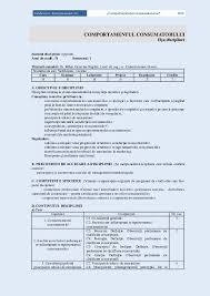 Ajutorul unor tehnici și strategii specifice 4. Pdf Comportamentul Consumatorului Fisa Disciplinei Cristina Ciobanu Academia Edu