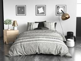 Les housses de couette christian cane. Linge Coton Gris