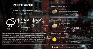El Tiempo En Santander 8 14 Dias Meteored Pronostico Del Tiempo Clima Calendario Lunar