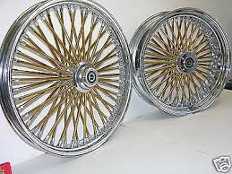 Shop with afterpay on eligible items. Mammoth Fat 52 Gold Spoke Wheels Harley 16x3 5 16x3 5 Softail Heritage Deluxe Ebay