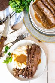 Mix a packet of soup mix with a container of sour cream. Instant Pot Brisket Instant Pot Beef Brisket And Gravy