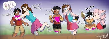 TFsential - Currently TFing into your waifu on X: A collab between myself  and @Foxxy_TF! With her into Amy Rose and myself into Rouge the bat! I did  the rough poses, Foxxy