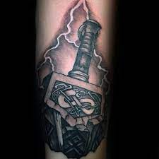 70 Mjolnir Tattoo Designs For Men Hammer Of Thor Ideas Hammer Tattoo Mjolnir Tattoo Tattoo Designs Men Machine wash cold with like colors, dry low heat. 70 mjolnir tattoo designs for men