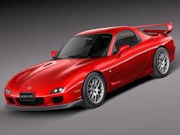 Mazda Rx 7 1998 2002 3d Model Ad Rx Mazda Model Mazda Rx7 Sports Coupe Mazda