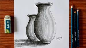 Still life drawing easy at paintingvalley com explore. Still Life Drawing Step By Step Pencil Shading Process Of Pots Pencil Drawing For Beginners Youtube