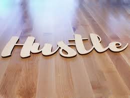 Hustle Script Wood Letters Cursive Wood Letters Wood Letters Cursive Wooden Letters Wood Script Letters
