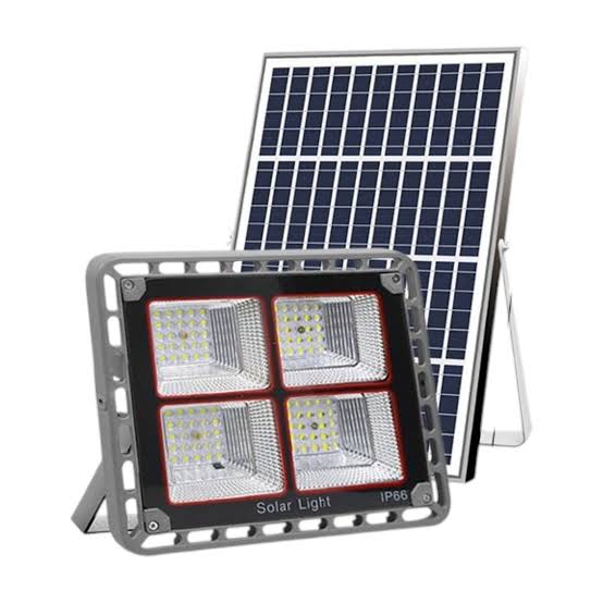 400W IP66 Solar LED Flood Light with Solar Panel & Remote Control