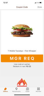 Minimum order value of $3 is prerequisite. Here S Some Free Food My Fellow Struggling College Students Show This To Burger King Make It Seem Like This Is Ur Phone Screen And You Can Get A Free Whopper Done This