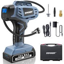 Amazon.com: Tire inflator with 20V Rechargeable Battery,Cordless Portable  Air Compressor,160PSI/4+N Smart Mode/Dual Power Supply Air Pump,2X Faster  ...