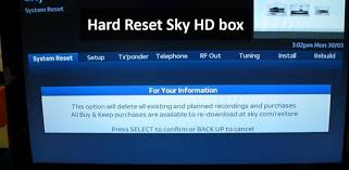 Images have the power to move your emotions like few things in life. Hard Reset Sky Hd Box System Reset Using Remote Control
