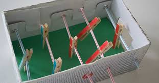 Diy Foosball Table For Kids Dollar Tree