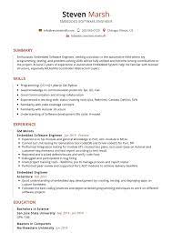 Experienced software developer cv example. Embedded Software Engineer Resume Sample 2021 Writing Guide Resumekraft
