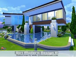 Autaki S Sri Modern Design Ii Sims 4 Modern House Sims 4 Houses Modern House