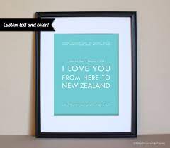 New Zealand Wedding Gift Personalized Art By Hopskipjumppaper 26 00 Use Coupon Personalized Wedding Guest Book Wedding Guest Book Poster Wedding Guest Book