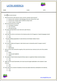 Latin American History Worksheet For Kids Printable Pdf History Worksheets Worksheets For Kids Map Skills Worksheets