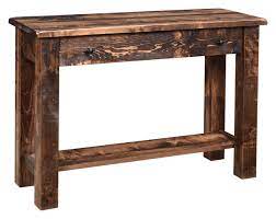 Shop antique and vintage sofa tables on sale. Up To 33 Off Everest Rustic Sofa Table In Brown Maple Amish Outlet Store