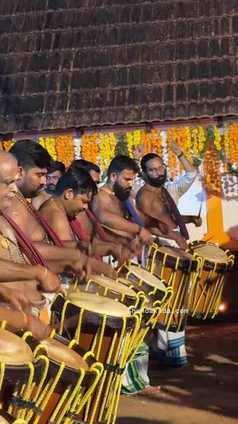 Traditional Tamil Nadu nadaswaram and thavil melam artists
