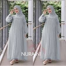 Bukareview/ tali jiwo) untuk kamu yang butuh inspirasi dengan gamis, kini kamu bisa memilih model gamis terbaru yang kekinian dengan potongan ala mermaid atau putri duyung.gamis yang satu ini cocok sekali untuk dikenakan kondangan. Jual Baju Gamis Terbaru Lebaran Wanita Dewasa Murah Kekinian Terbaru 2021 Abu Abu L Jakarta Pusat Peyie21 Tokopedia