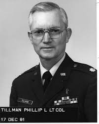 Lt Col Phillip L. Tillman Official Photo