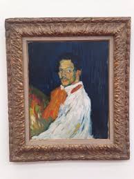 This self portrait was painted at the start of pablo picasso's highly significant blue period during his stay in paris. Pablo Picasso Self Portrait I 1901 Picture Of Museum Of Art Kunsthaus Zurich Tripadvisor