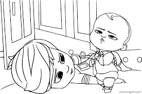 Download Boss Baby Coloring Pages Coloringall