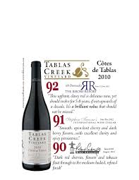 Tablas Creek Vineyard Cotes De Tablas 2010 Wine Bottle Wines Tablas