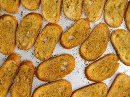 Baguette Toast Crackers Recipe Recipe Toasted Crackers Homemade Crackers Cracker Recipes
