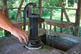 The first real sign that winter hit at my house was a day like any other. Old Fashioned Well Pump Is Still Working Very Well By Manual Stock Photo Picture And Royalty Free Image Image 105651003