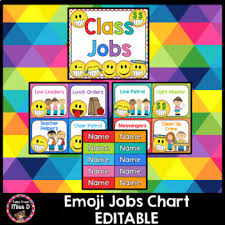 Emoji Jobs Chart Editable