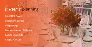 These free printables include party list, printable planner and printable organizer. Event Planning Html Template By Drcsystems Design Themeforest