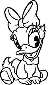 Baby daisy duck coloring pages. Minnie Mouse Daisy Duck Coloring Pages Novocom Top