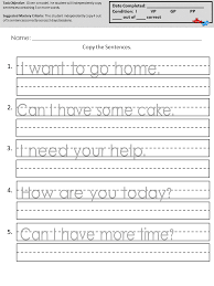 Copying Sentences Worksheets Writing Sentences Worksheets Writing Worksheets Sentence Writing