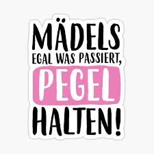 Sticker Lustiger Malle Spruch Redbubble