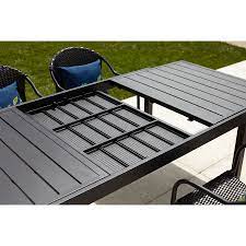 Lowes extendable patio dining table. Garden Treasures Pelham Bay Rectangle Extendable Outdoor Dining Table 61 In W X 37 In L With Lowes Com Outdoor Dining Table Outdoor Dining Expandable Dining Table