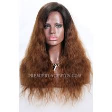 Brown Ombre Hair Natural Straight Lace Front Wigs Premierlacewigs Com