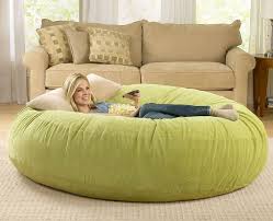 Chill Sack Massive 8 Foot Wide Bean Bag Chair Bean Bag Chair Home Giant Bean Bag Chair