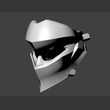Ryujin No Ken Wo Kurae Genji Overwatch Blackwatch Blender 3d Modeling Blizzard Pepakura Papercraft Pepakura Bicycle Black Watch