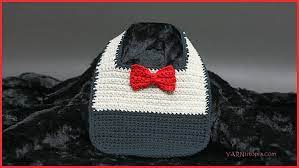 Crochet Tutorial Fine Dining Bow Tie Bib Yarnutopia By Nadia Fuad Yarnutopia By Nadia Fuad