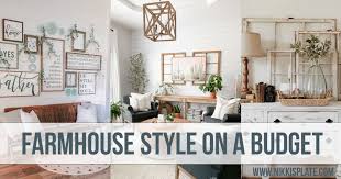 Check spelling or type a new query. 9 Ways To Get A Farmhouse Living Room On A Budget Nikki S Plate