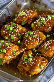 Sticky Baked Asian Chicken Thighs Boneless Stickyasianchicken Sk Baked Boneless Chicken Thighs Chicken Thigh Recipes Crockpot Boneless Chicken Thigh Recipes