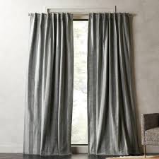 When you need los angeles' only trusted, reliable source of velvet curtains, backdrops and tie backs, lushes curtains is just a few clicks away. Cb2 Gray Stripe Velvet Curtain Panel