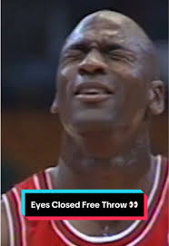 Michael Jordan's Incredible Eyes Closed Free Throw