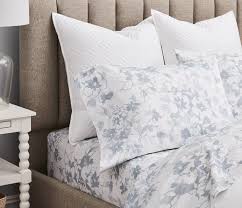 Modern Floral Sheet Set Made With Soft Organic Cotton Boll Branch Best Bed Sheets Organic Sheet Set Organic Cotton Sheets