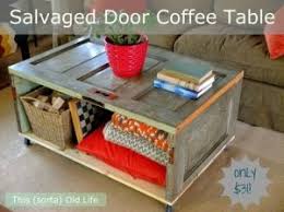 6 to 8 inches in from the ends. Pin By Kimera Llc Wedding Event Pl On Antiques Distressed And Recycled Door Coffee Tables Doors Repurposed Salvaged Door