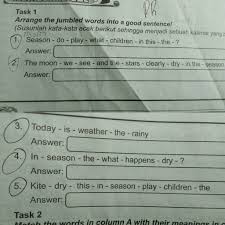 Dalam bahasa inggris kalimat perintah disebut dengan imperative sentences. Tolong Bantu Jawab Kak Susun Kata Menjadi Kalimat Yang Benar Brainly Co Id