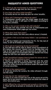 Bts Seating Chart Bts Wings Tour 2017 Usa K Pop Amino