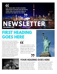 Professional Newsletter Sample Click To Customize Newsletter Design Templates Newsletter Design Layout Newsletter Templates
