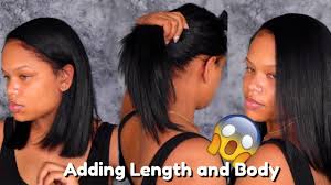 Because all the braided hairstyles for black women are out of the ordinary. How To Give Your Hair Body Length Glue In Method Ali Peerless Hair Youtube