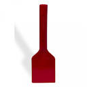Bel-Art Hard Plastic Scraper; 10 in Handle, 5 X 6 in Blade, Red ...